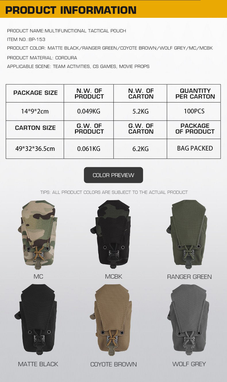 Multifunctional Camouflage Tactical Bag