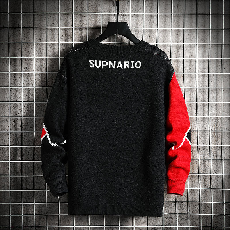 Men'S Sweaters Spring Autumn Winter Clothes Pull OverSized M-4XL 5XL Korea Style Casual Standard Pullovers