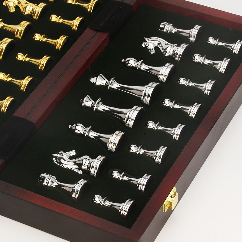 International Chess Metal Chess Folding Set High end Chess Western Chess