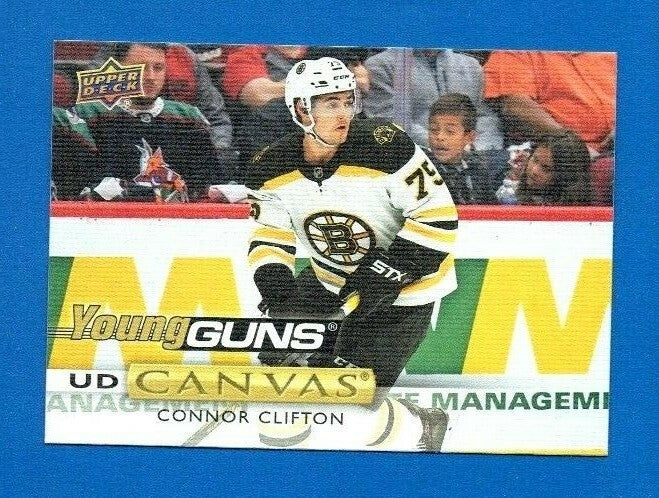  2019-20 Upper Deck Connor Clifton CANVAS Young Guns ROOKIE C117- Boston Bruins