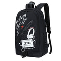 New school season backpack new large zipper Harajuku schoolbag Oxford cloth backpack