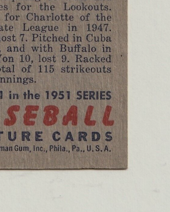 1951 Bowman #231   -   LUIS ALOMA    -     Chicago White Sox   -   Rookie Card