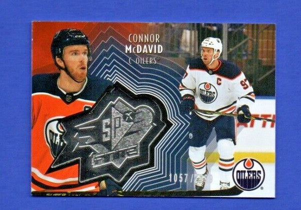 Connor McDavid  2021-22 UD Extended SPxFinite Radiance Silver #SF-19   1057/2999
