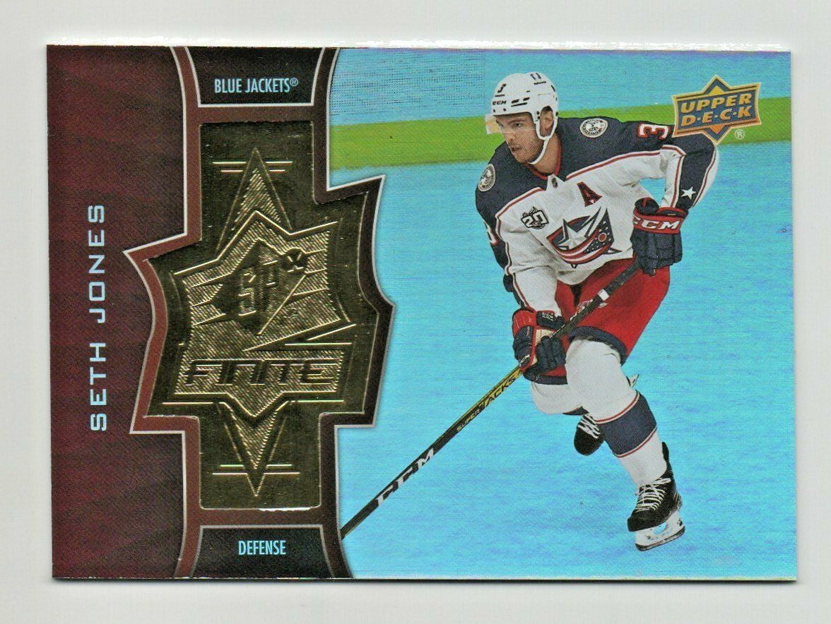 2020-21 UD Extended Series SPX Finite Gold #SF-9 SETH JONES  #091/299 Colombus