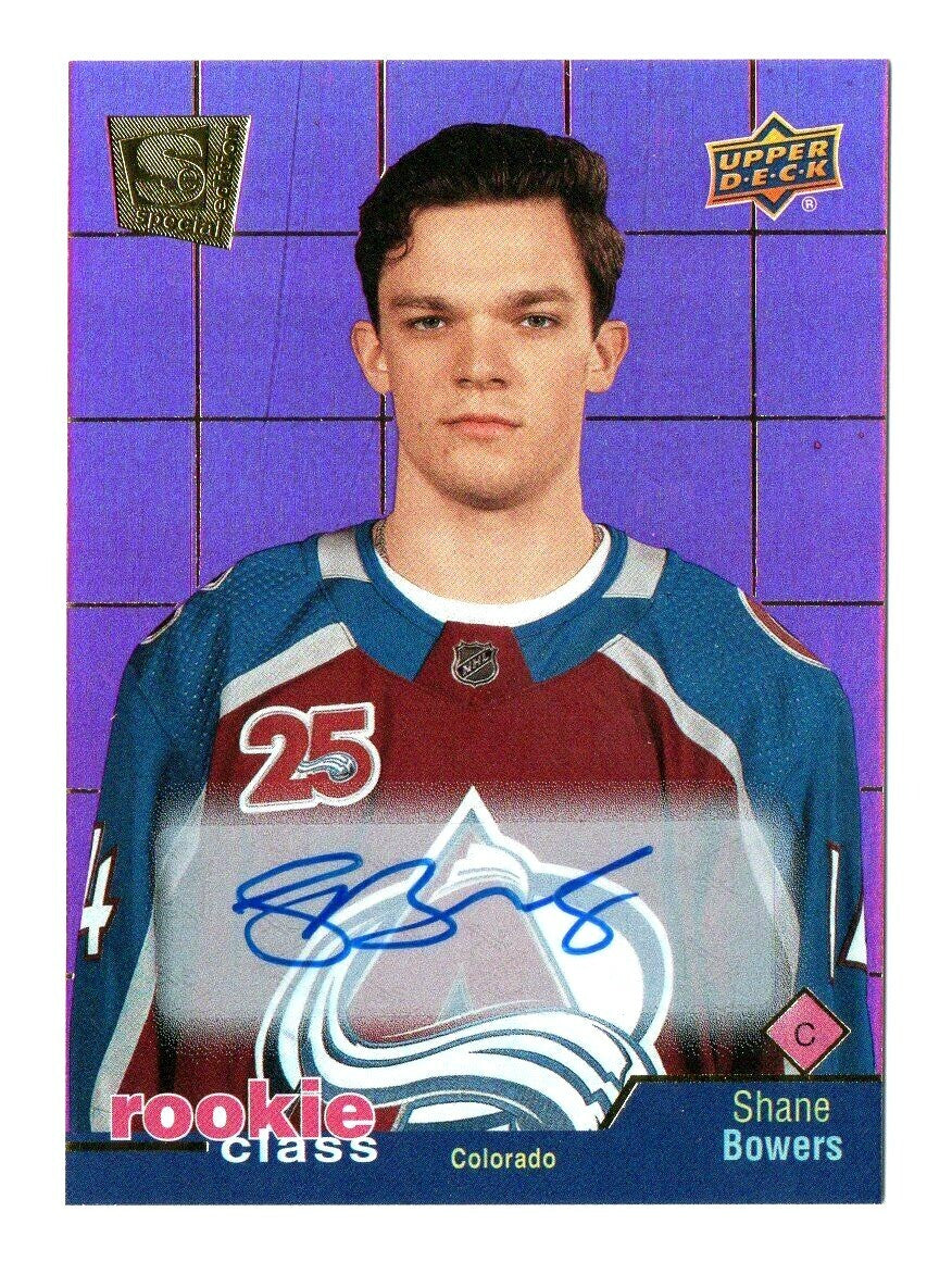 Upper Deck 2020-21 EXTENDED - Rookie Class Pink Auto -  Shane Bowers  #RC-28