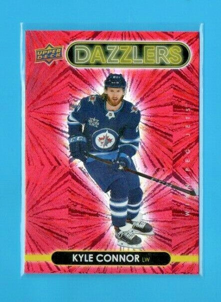 2021-22 Upper Deck Series 1 Red Dazzlers  #DZ-49 Kyle Connor - Winnipeg Jets