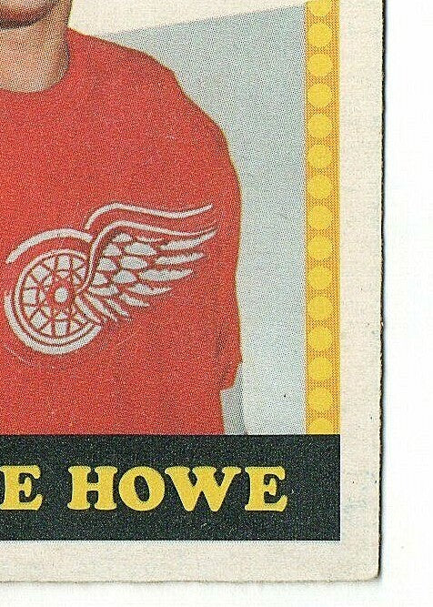 1969-70 O-PEE-CHEE - GORDIE HOWE - MR. HOCKEY - DETROIT RED WINGS -  NNO ERROR