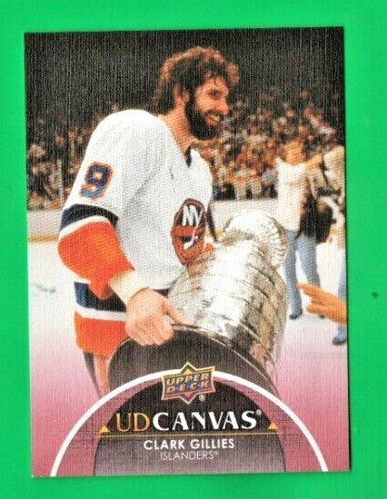 Clark Gillies  2021-22 Upper Deck Series 2 Canvas Retired Stars #C249  Islanders