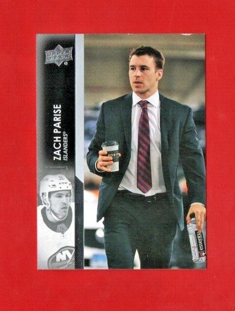 2021-22 Upper Deck Extended Series Suit Variation Zach Parise  Islanders DAMAGED