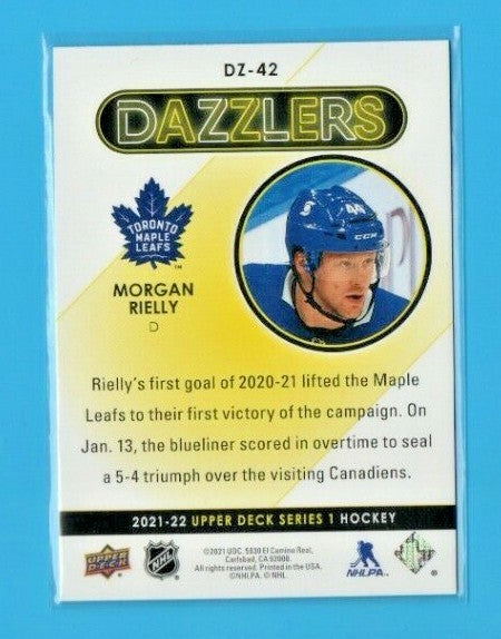 2021-22 Upper Deck Series 1 Red Dazzlers  #DZ-42 Morgan Rielly - Toronto Leafs