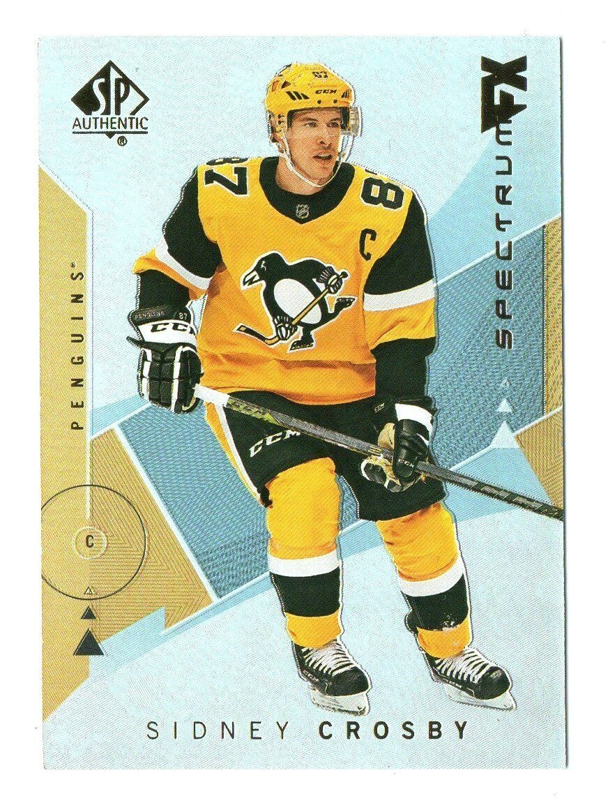 Sidney Crosby 2018-19 SP Authentic Spectrum FX Unscratched Pittsburgh Penguins