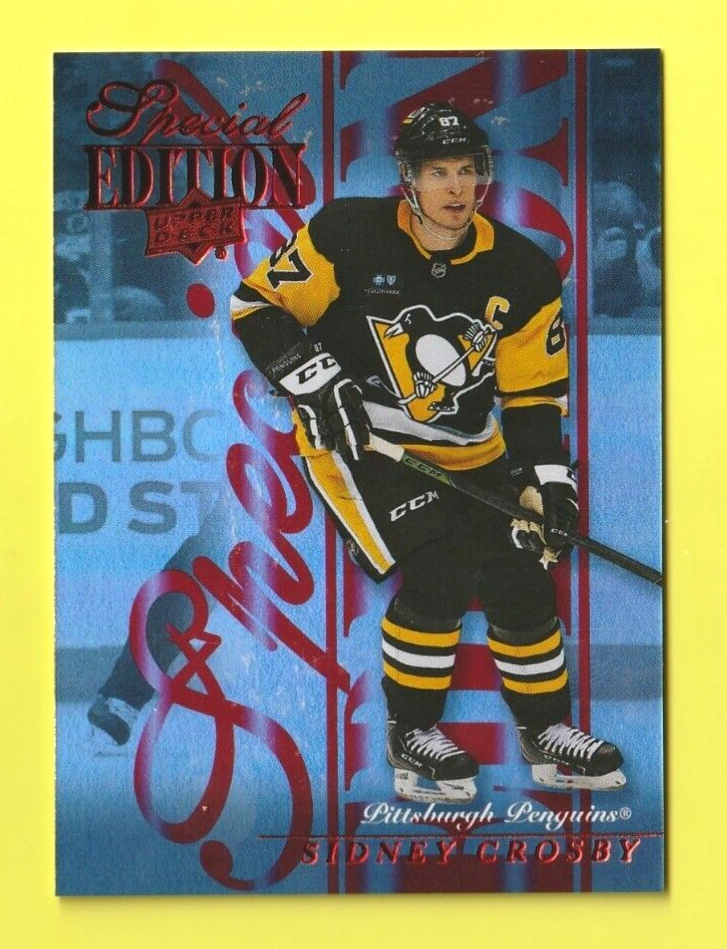 Sidney Crosby    2023-24 UD Series 1  -  Special Edition Red    #SE-6 - Penguins
