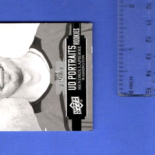 2021-22 Upper Dek Series 2 Rookies Portraits Gold Hendrix Lapierre P-43 RC 21/99