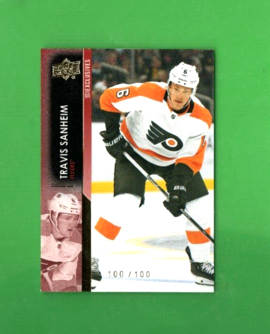 2021-22 Upper Deck #384    Travis Sanheim    Exclusives 100/100  - Philadelphia