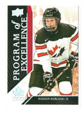 2019-20 UD Team Canada Juniors KAEDAN KORCZAK Program of Excellence #105