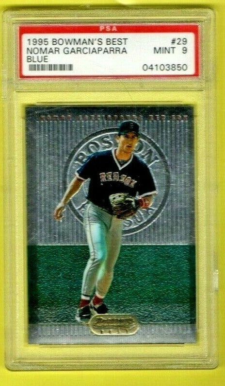 1995 Bowman's Best Nomar Garciaparra BLUE  PSA-9 MINT Boston Red Sox