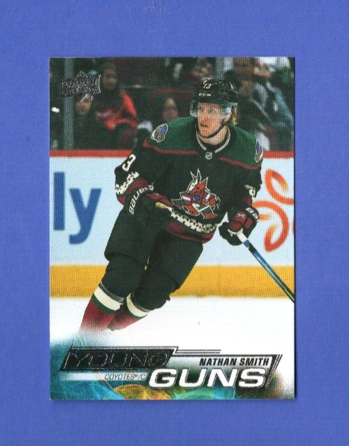 2022-23 Upper Deck Series 1 Young Guns #206  -  Nathan Smith  -  Arizona Coyotes