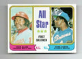 Hank Aaron Atlanta Braves Dick Allen 1974 Topps All Star Baseball  # 322 EX-EX+