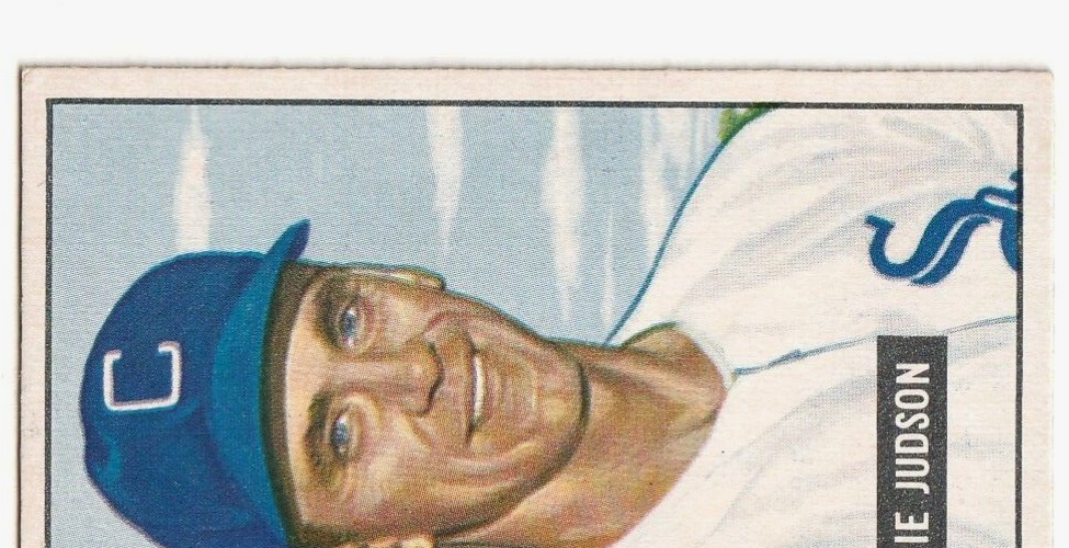 1951 Bowman  -  Howie Judson   -  Chicago White Sox #123   EX-NRMT
