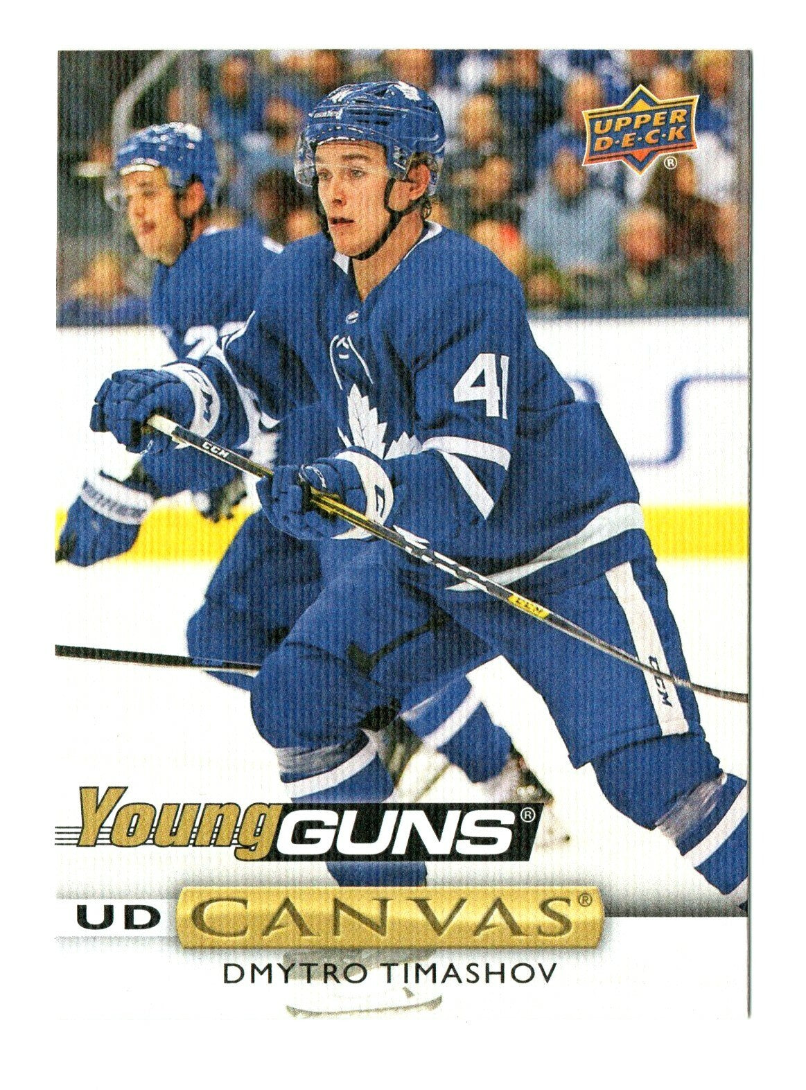 2019-20 Upper Deck Series 1 DMYTRO TIMASHOV YOUNG GUNS ROOKIE CANVAS #C116 Leafs