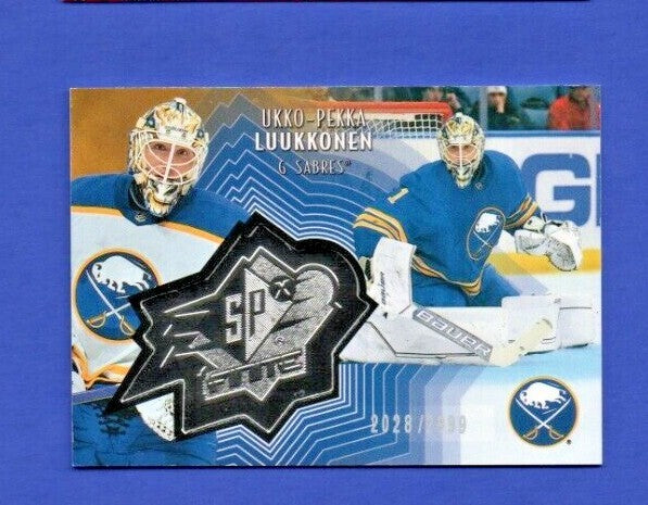 Ukko-Pekka Luukkonen   2021-22 UD Ext. SPxFinite Radiance Sil. #SF-6   2028/2999