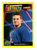 2020-21 Upper Deck Series 2 ALEXIS LAFRENIERE UD Portraits Rc P-51 Gold 68/99