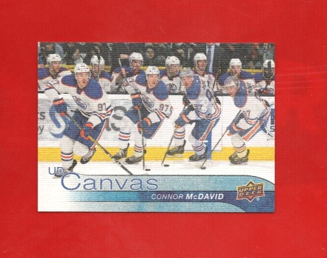 2016-17 Connor McDavid  -  Upper Deck Canvas 2nd Year #C35  -  Edmonton Oilers