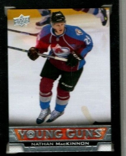 2013-14 Upper Deck #238 Nathan MacKinnon YG RC Graded 9.5 NGM - Avalanche