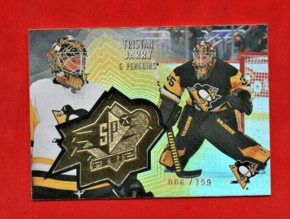 Tristan Jarry  2021-22 UD Extended  SPxFinite Radiance (GOLD)  SF-38 --  006/799