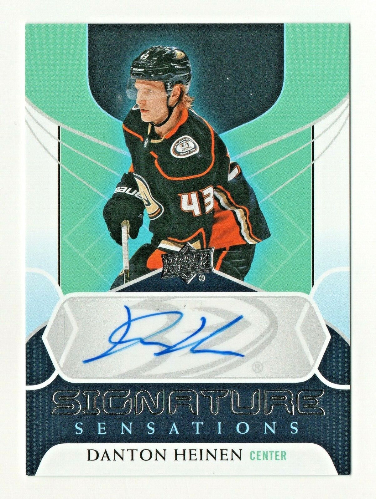  Danton Heinen 2020-21 Upper deck Serie 2 Signature Sensations #SS-DH Dallas