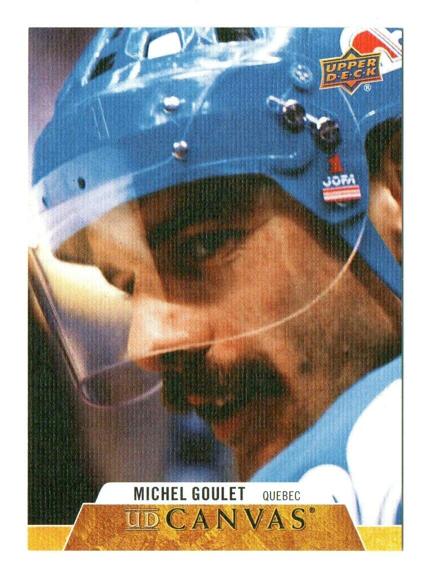 2020-21 Upper Deck Series 2 Canvas Retired Stars #C251 Michel Goulet