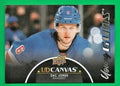 Zac Jones -2021-22 Upper Deck Young Guns Canvas BLACK Parallel RC #C92 - Rangers