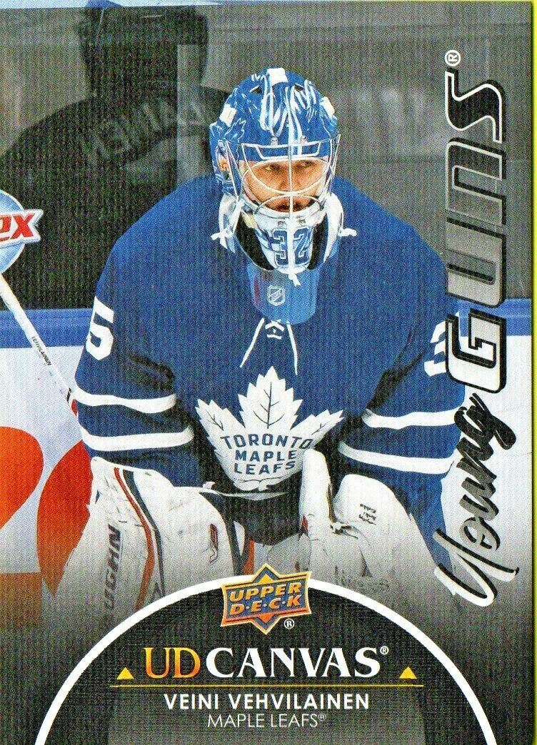 Veini Vehvilainen  2021-22 Upper Deck Young Guns Canvas BLACK Parallel  RC #C109