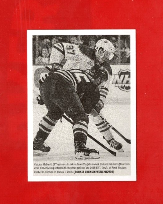 2015-16 Upper Deck Portfolio Connor McDavid Rookie Phenom Wire Photo Oilers