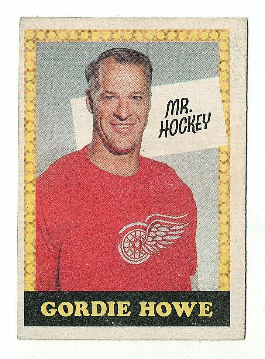 1969-70   O-PEE-CHEE  -  GORDIE HOWE  -  MR.HOCKEY  -  DETROIT  -  NNO ERROR