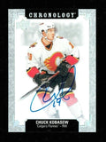2019/20 Upper Deck Chronology Chuck Kobasew Autograph Card - Calgary Flames
