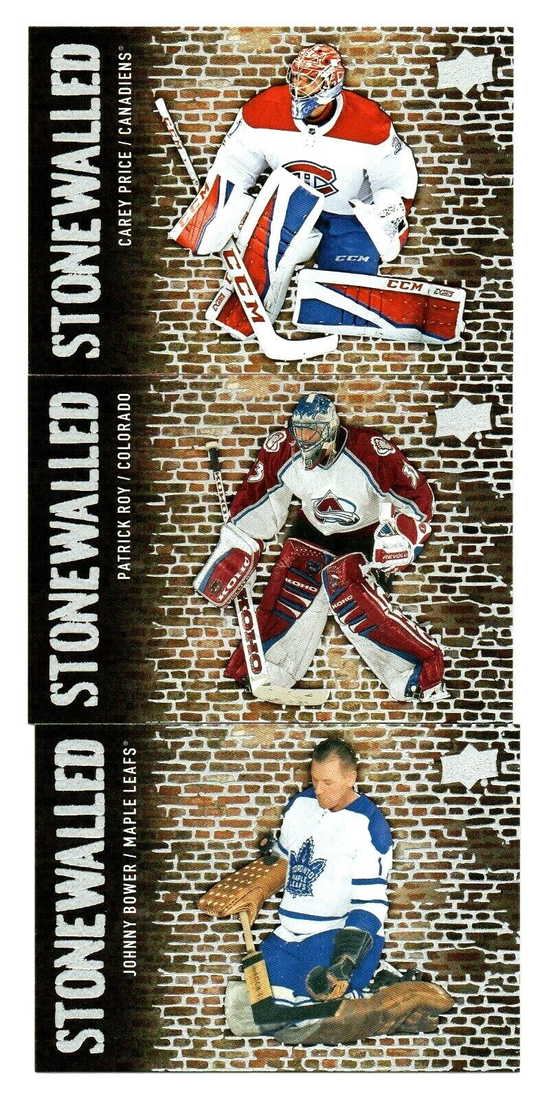 2018-19 Upper Deck STONEWALLED - Complete set 1-50 All cards NRMT-MINT