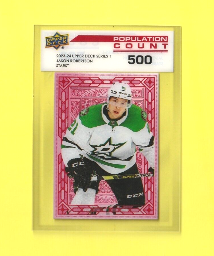 2023-24 Upper Deck Series 1  -  #PC-27   Jason Robertson    Population Count 500
