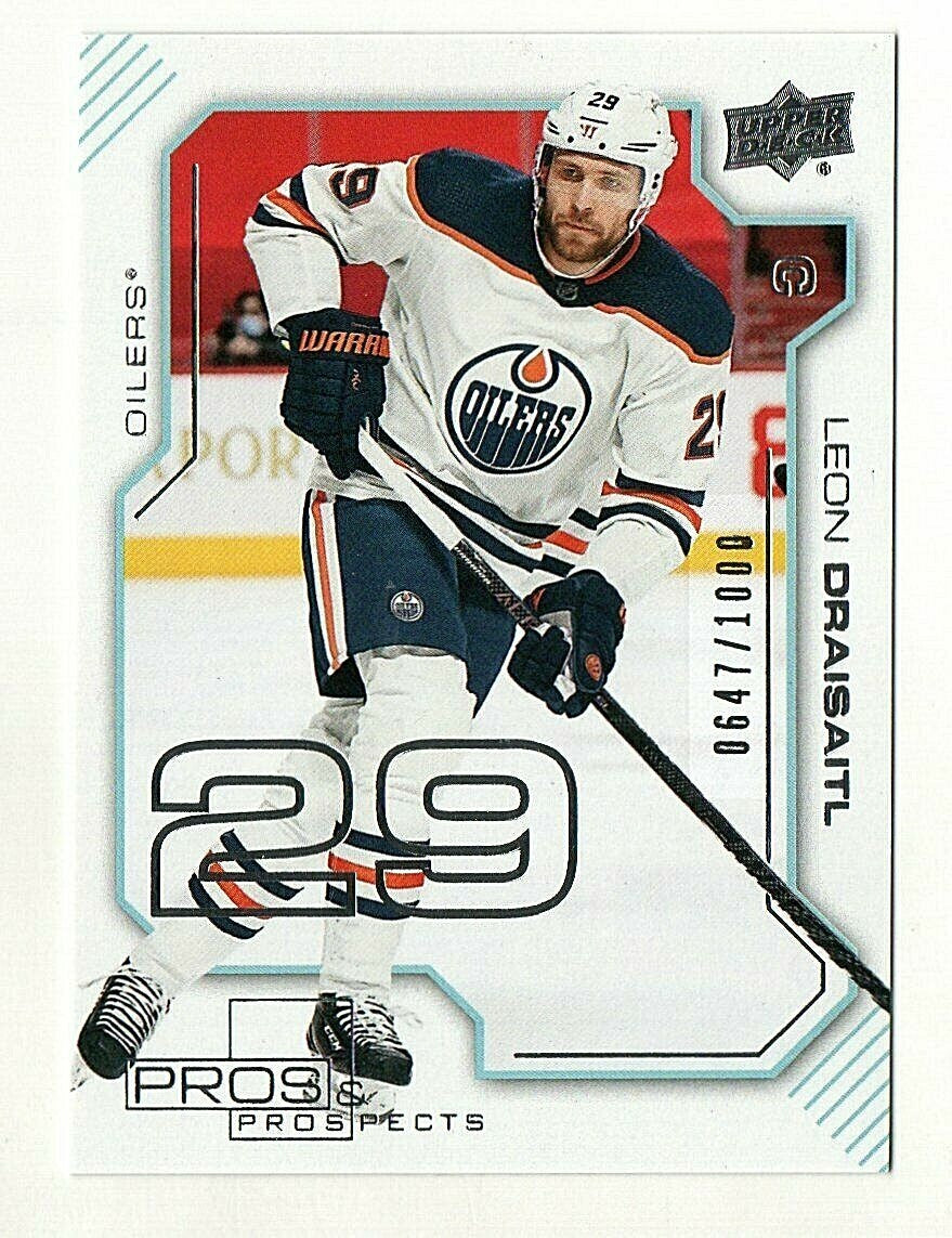 2020-21 UD EXTENDED Pros and Prospects ROOKIES - PP-1 Leon Draisaitl - 0647/1000