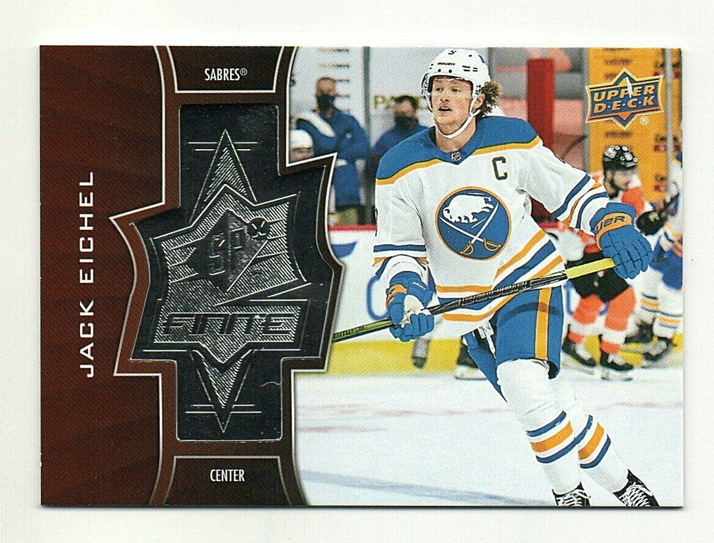 Jack Eichel 2020-21 Upper Deck Extended SPX Finite 0587/2999 SF-4 Buffalo Sabres
