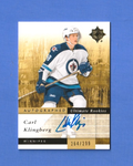 2011-12 Upper Deck Ultimate Collection  Carl Klingberg - Auto #116 Card #264/299