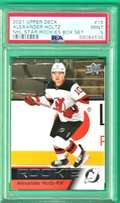 2021 Upper Deck NHL Star Rookies Box Set   Alexander Holtz ROOKIE #15 PSA 9 MINT