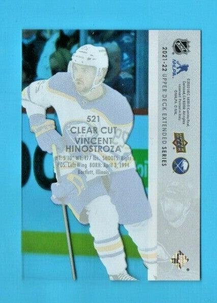 Vincent Hinostroza 2021-22 Upper Deck Extended Clear Cut Exclusives #521 SSP