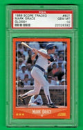 1988 Score Traded GLOSSY  #80T  -  Mark Grace -  PSA GEM MT 10 Chicago Cubs