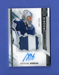 2015-16 Upper Deck Premier #104 Antoine Bibeau Auto 166/375 Toronto Maple Leafs