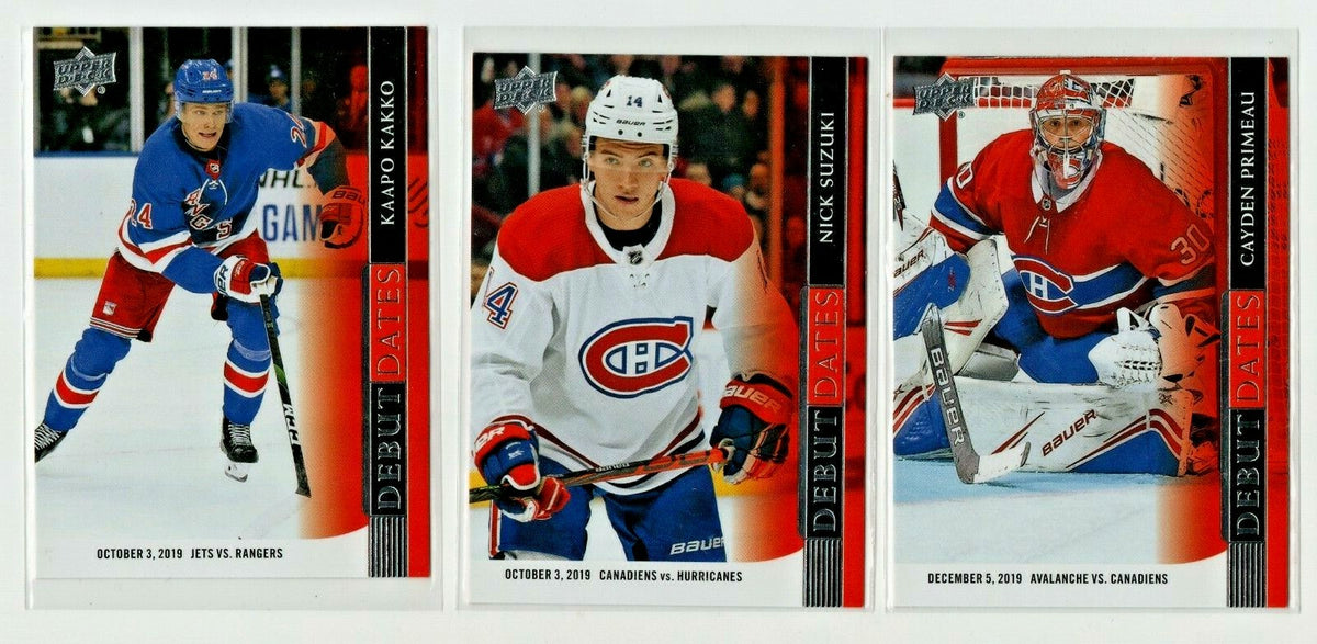 2020-21 UpperDeck Series 1 UD Debut Dates Full Set Complete 1-20 SUZUKI-PRIMEAU+