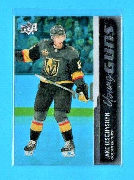 2021-22 UD Series 2 Young Guns Clear Cut - JAKE LESCHYSHYN  Vegas Golden Knights