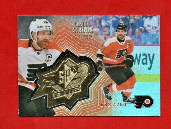Claude Giroux 2021-22 UD Extended SPxFinite Radiance (GOLD)   # SF-36 -- 582/799