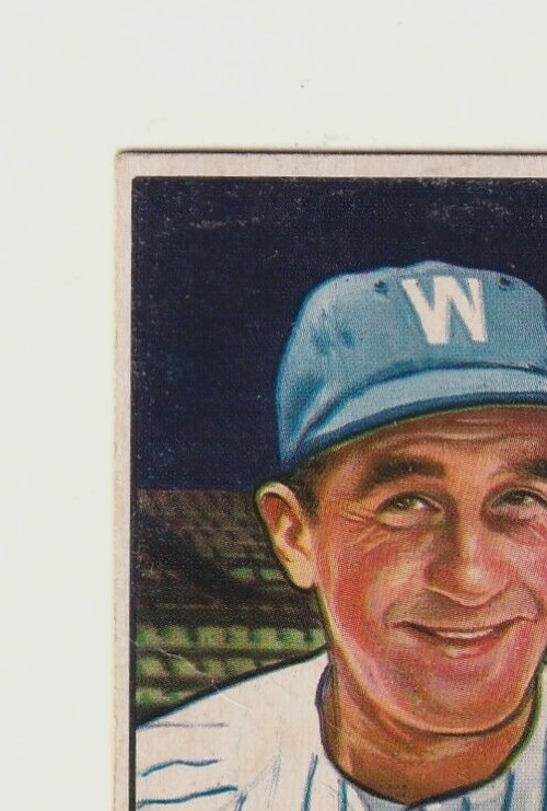 1951 Bowman #205:  -  MICKEY GRASSO   -   "Washington Senators"  NRMT-MT
