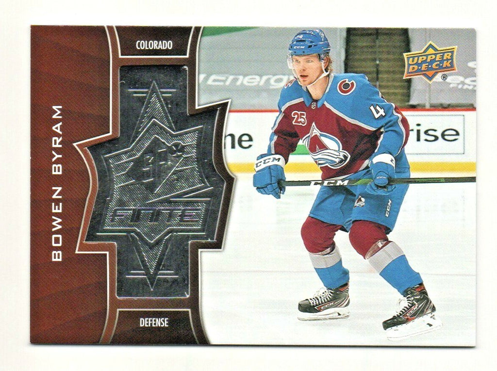 2020-21 Upper Deck Extended Series SPX FINITE RC Bowen Byram 2600/2999